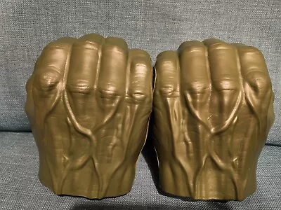 Buy Marvel Hasbro 2015 Avengers Incredible Hulk Open Grip Green Foam Glove Hands • 9.99£