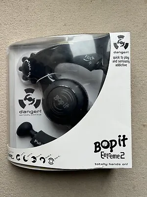 Buy Black Bop It! Extreme Electronic Toy *hasbro 2002* New Boxed • 28.05£