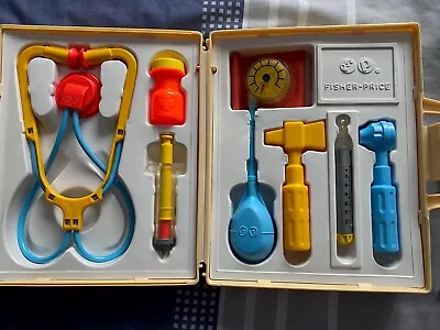 Buy Vintage Fisher-price Medical Kit Complete Kit - Good Clean Condition • 20£