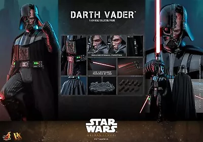Buy 🔥 Hot Toys DX27 Star Wars 1/6 Darth Vader Regular Edition Obi-Wan Kenobi  28 • 370£