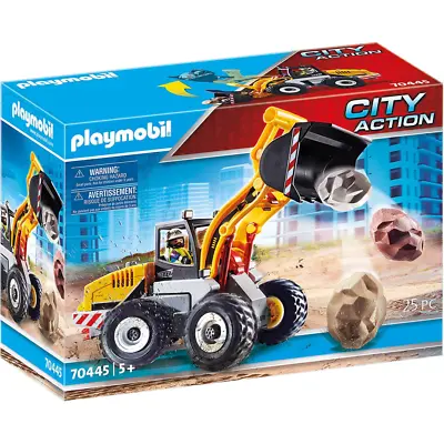 Buy Playmobil City Action Construction Front End Loader Movable Bucket (Box Damaged) • 22.99£