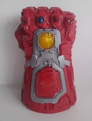 Buy Marvel Avengers Endgame Red Infinity Gauntlet Electronic Fist Light Up Sound Red • 4.99£