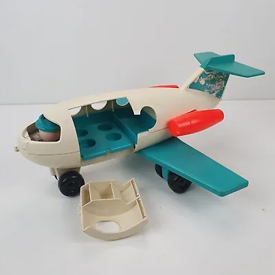 Buy Fisher Price Plane Little People Aeroplane 1970s Spare Or Repair Damaged Project • 9.99£