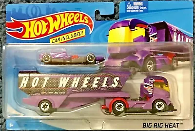 Buy Hot Wheels 2019 Super Rigs Big Rig Heat W/vehicle Included #FKW91 1:64 Scale • 12.30£