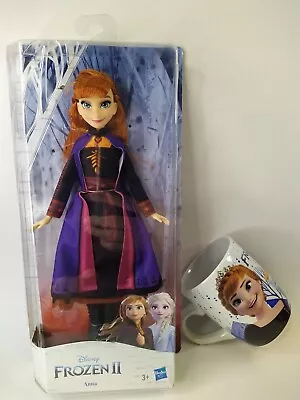 Buy Anna Disney Frozen II Ice Queen Doll Hasbro + Cup Free New Original Packaging  • 15.44£