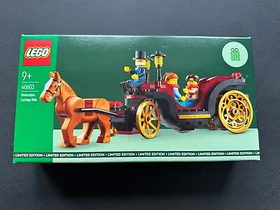Buy LEGO 40603 40604 Wintertime Carriage Ride  +  Christmas Decor BNIB • 20£