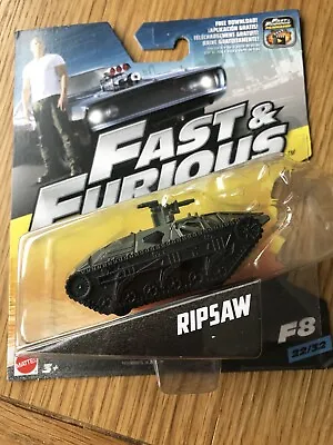 Buy Fast & Furious Diecast Cars F8 Film Boxed And Rare Toys 1:55 Mattel Fcf35 Mint  • 3.40£