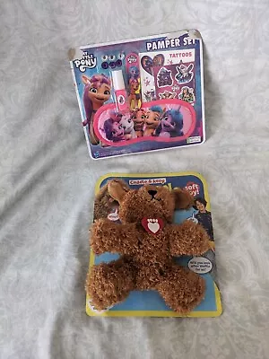 Buy Waffle Teddy And My Little Pony Set Toys • 3.50£