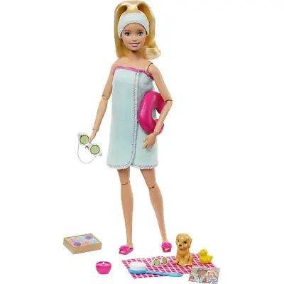 Buy Barbie Spa Doll And Accessories Pet Puppy Childrens New Toy Mattel • 17.99£