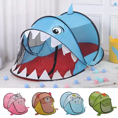 Buy Cartoon Play Tent Portable Kids Toddlers Indoor Outdoor Play House Toys Pop Up • 12.95£