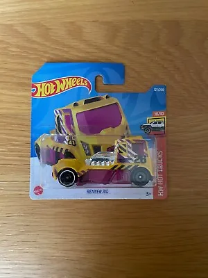 Buy Hot Wheels Rennen Rig, Yellow, Hot Wheels 2022 Mainline, New And Unopened • 2£