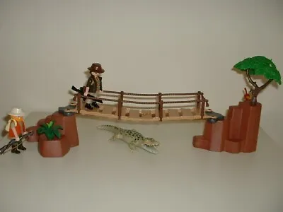 Buy Playmobil Safari - Rope Bridge Alligator Gorge. • 14£
