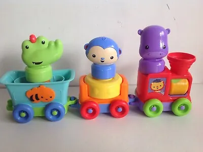 Buy Fisher Price Rattle And Roll Animals Silly Safari Train Set Push Along 6+ Mths   • 11.95£