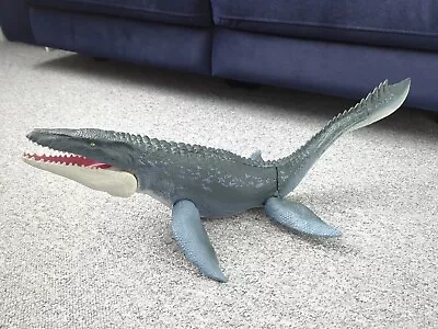Buy Jurassic Park World Large Mosasaurus  Dinosaur 28  Action Figure Toy Mattel  • 8.50£