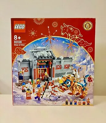Buy LEGO Lunar New Year Story Of Nian Chinese New Year (80106) BNIB FREE P&P Retired • 47.49£