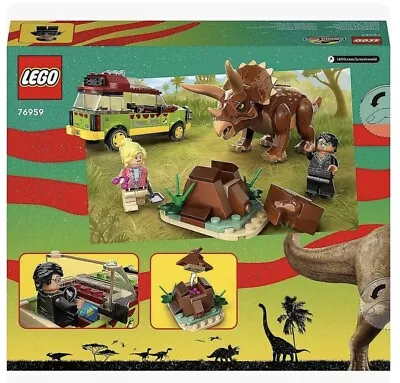 Buy LEGO Jurassic Park: Triceratops Research (76959) • 37.99£