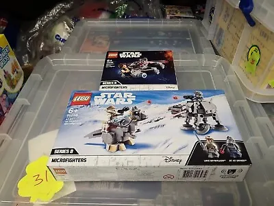 Buy LEGO Star Wars:AT-AT Vs. Tauntaun Microfighters 75298 Millenium Falcon 75295  S8 • 37.99£