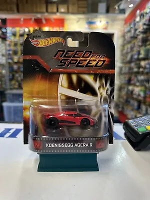 Buy Hot Wheels Retro Entertainment 2013 Need For Speed Koenigsegg Agera R • 139.99£