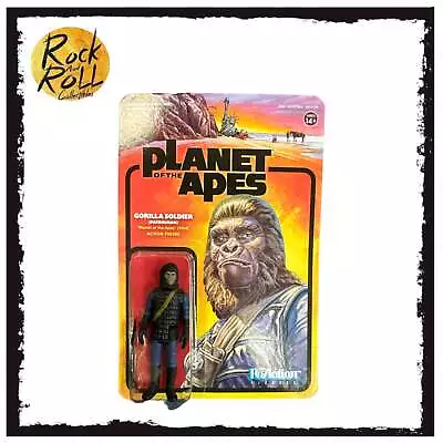 Buy Planet Of The Apes - Gorilla Soldier (Patrolman) Super7 ReAction Figure • 14.68£