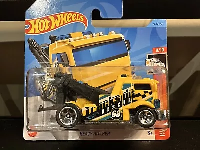 Buy Hot Wheels H3Q 247 HEAVY HITCHER Yellow Tow Truck 2023 247/250 CaseQ • 3.99£