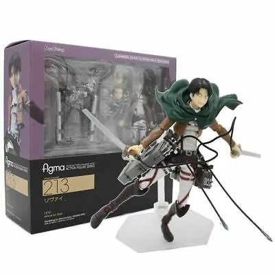 Buy Attack On Titan Levi Ackerman Figma 213 PVC Figure Toy New Boxed 15cm Collection • 27.58£
