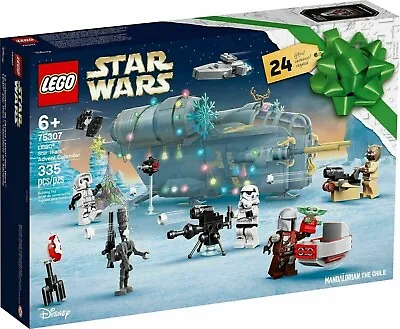 Buy 2021 LEGO Star Wars Advent Calendar 75307 24 Doors To Open 335 Pieces BRAND NEW • 32.99£