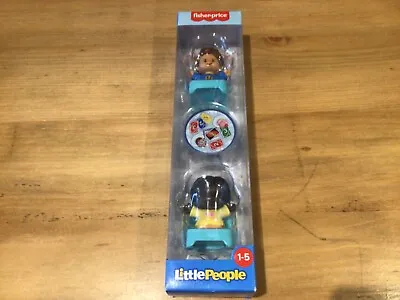 Buy New Mattel Fisher Price Little People 2 Figures 2 Chairs+ Table Playset Boxed • 7.99£