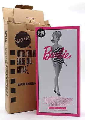 Buy 2019 Silkstone Barbie Signature Doll / Mattel 75th Anniversary / Mattel G8078 • 197.18£