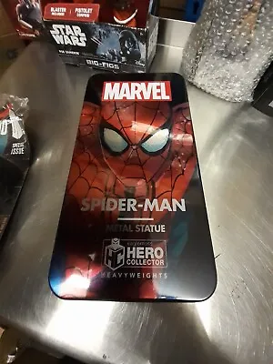 Buy Eaglemoss Marvel Metal Figure Spider-man 1/18 Scale In Tin Box • 24.99£