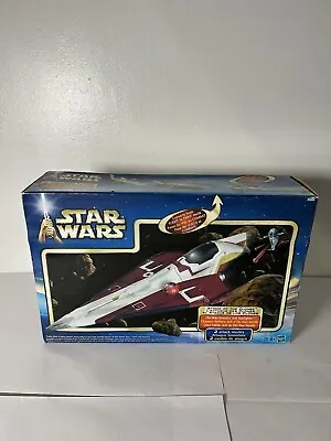 Buy Star Wars AOTC Obi Wan Kenobi's Jedi Starfighter Hasbro 2001 NEW READ (P5) • 54.99£
