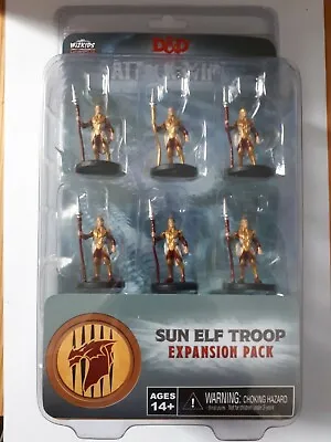 Buy NEW - SUN ELF TROOP EXPANSION PACK - Dungeons & Dragons Attack Wing D&D Wizkids • 14.99£