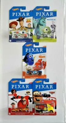 Buy Mattel HotWheels Disney PIXAR / All 5 Cars In Set Toy Story Nemo Cars Approx. 6cm • 15.54£