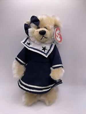 Buy TY Beanie Attic Treasure Jointed Bear “Breezy” Retired 1993 Tag In Protector • 8.99£
