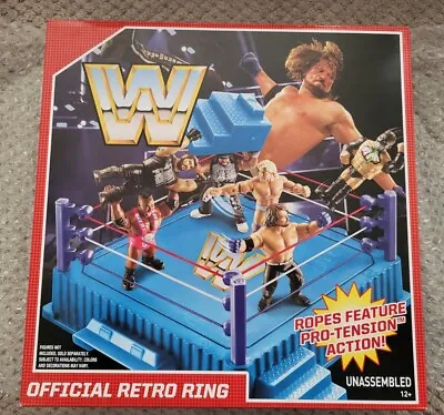Buy WWE/WWF Official Retro Ring Mattel Retro 2018 Hasbro Style New Free Postage • 95£
