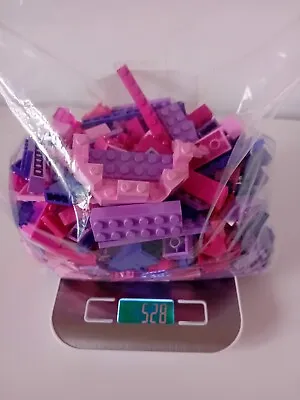 Buy Pink + Purple Lego Bundle Job Lot 500g Bag A • 8.99£