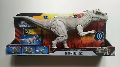 Buy Jurassic World Park Indominus Rex Figure With Sound And Light By Mattel • 114.61£