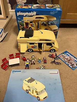 Buy Playmobil 3647 Camper Van Complete Set  Great Condition Original Box Leaflet • 19.50£