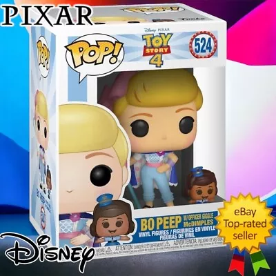 Buy Bo Peep Toy Story 4 Funko Pop With Officer Giggle McDimples Disney Vinyl Figure • 9.99£