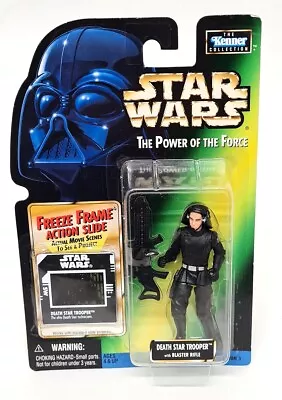 Buy Kenner Death Star Trooper + Blaster POTF Freeze Frame New Hope Star Wars Figure • 24.99£