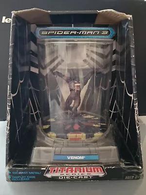Buy VENOM 2007 Spiderman 3 Titanium Series Figure Diecast Marvel Hasbro Galoob • 33.54£