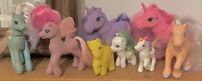 Buy 8 Lovely Clean My Little Ponies 2 Are 1990’s Hasbro All In Great Condition. • 4£