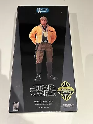 Buy Sideshow Star Wars Hereos Of The Rebellion Luke Skywalker Rebel Hero Yavin 1296 • 100£