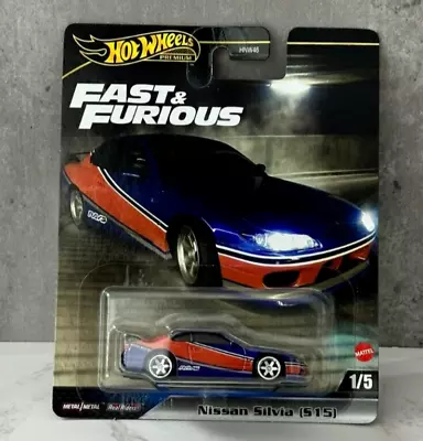 Buy Hot Wheels 2024 Premium Fast And Furious Nissan Silvia S15 • 13.99£