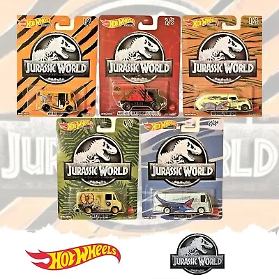 Buy Hot Wheels Premium Pop Culture Jurassic World DLB45-979Q  Choose Your Vehicle  • 4.90£
