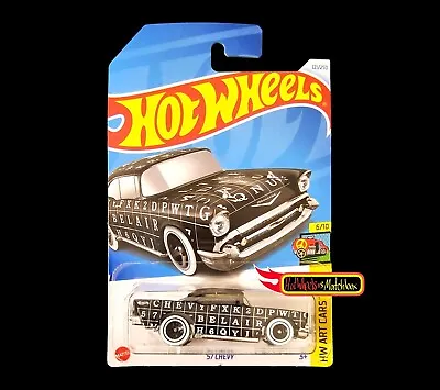 Buy Hot Wheels '57 CHEVY HW ART CARS 2024 E CASE • 3.49£