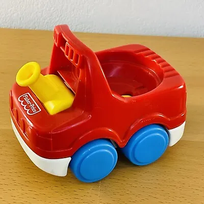 Buy Fisher Price Roll-A-Round 1198 Fire Truck  Vintage Toddler Toy 1995 • 3.99£