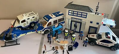 Buy Playmobil Police Bundle - Station, Vehicles, Figures, Weapons  • 14.50£
