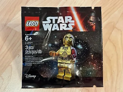 Buy Lego Star Wars C-3PO Red Arm Polybag 5002948 BRAND NEW, RETIRED, RARE! C3P0 C3PO • 9.50£