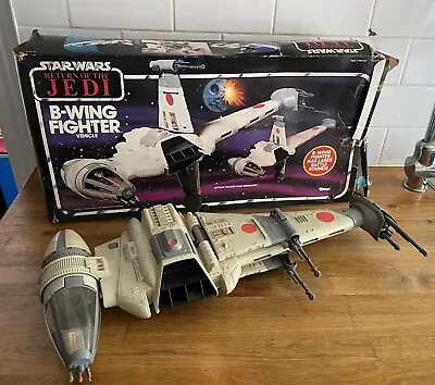 Buy Original Star Wars B-Wing Fighter With Box Kenner 1984 • 125£