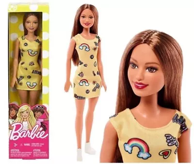 Buy BARBIE In A Yellow Dress FJF17 Mattel • 38.95£